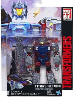Titans Return Deluxe Class Decepticon Chasm & Quake Action Figure<Transformers Hot